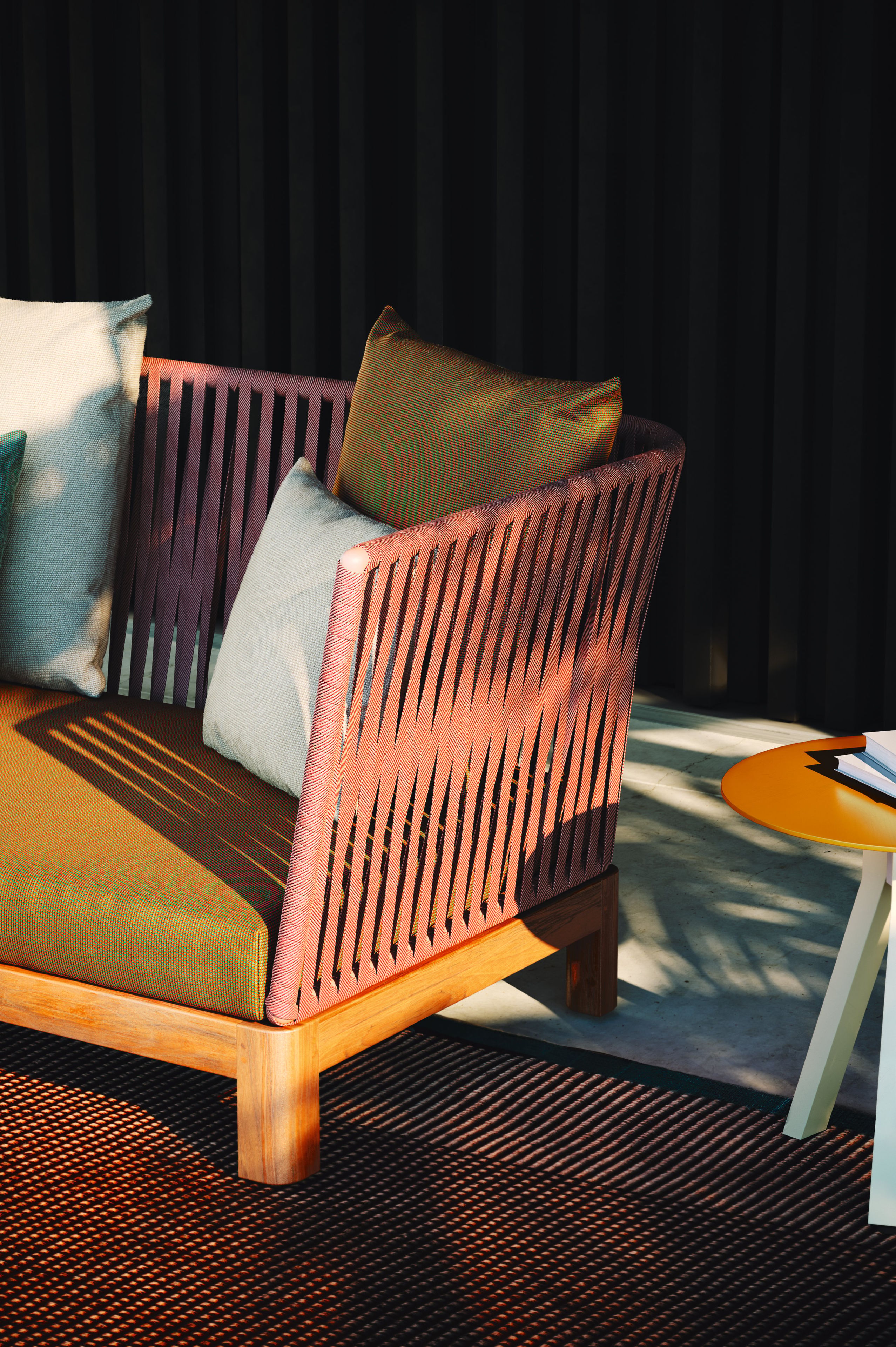 3-местный тканевый мягкий садовый диван Kettal Bitta Lounge ARCH-00063982 - Вид №4