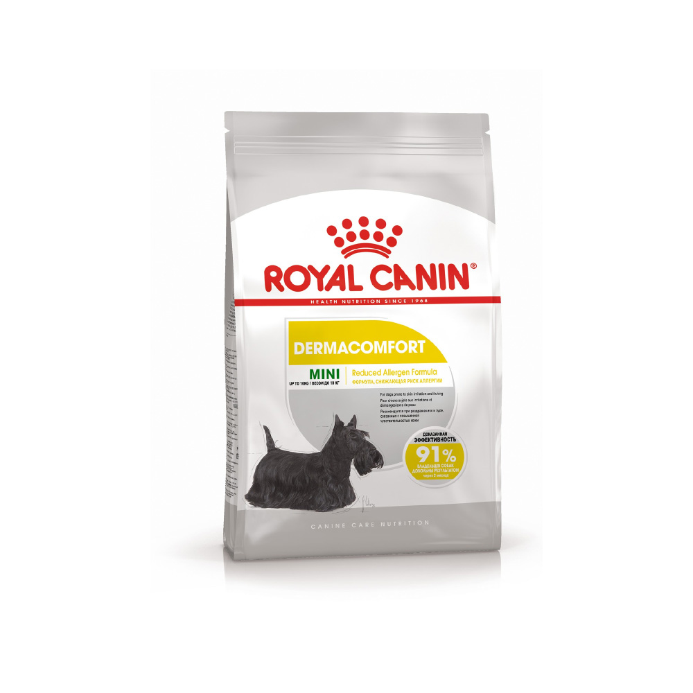 ПР0056372 Корм для щенков Mini Dermacomfort для мелких пород с чувствительной кожей сух. 3кг ROYAL CANIN 