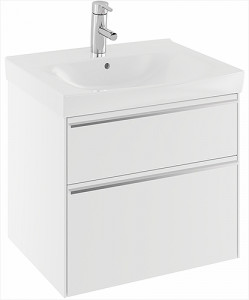 47391 Комплект мебели IFO Sense, с двумя ящиками, Ш = 600 мм, Ш1 = 622 мм, белый