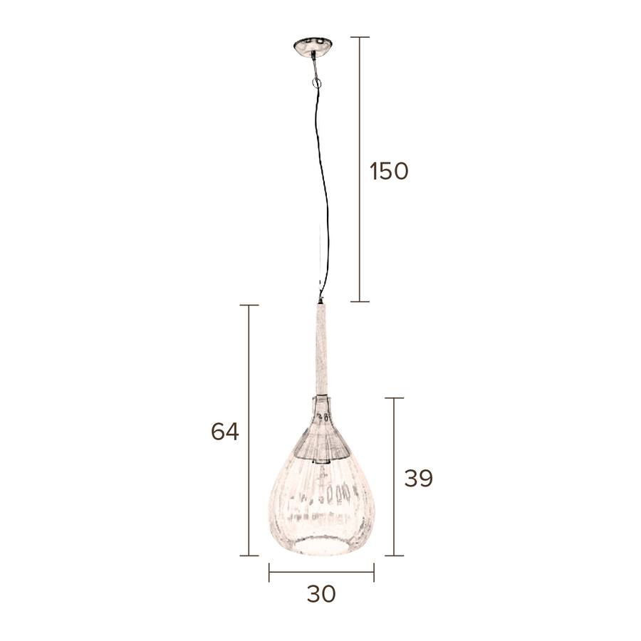 Лампа подвесная Drop Dutchbone 5300073 - Вид №7