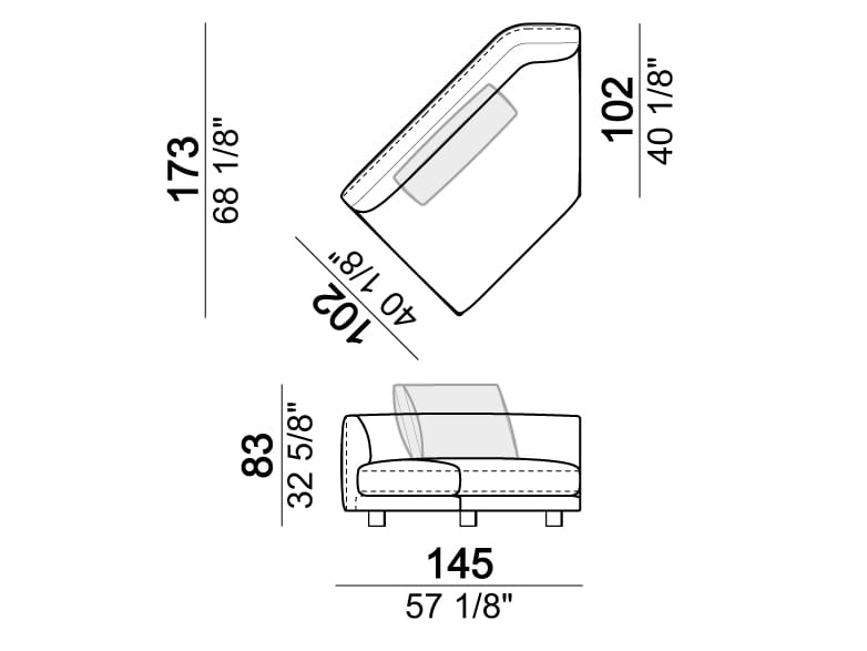 Модульный диван Arketipo SELF CONTROL ARCH-00067338 - Вид №12