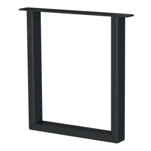 Подстолье для журнального столика Лофт 40 см металл цвет черный