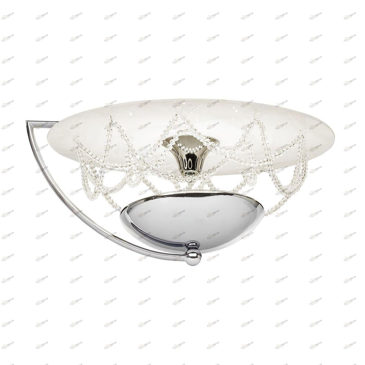 Потолочный светодиодный светильник Silver Light Style Next 815.40.7 SILVER LIGHT STYLE NEXT CHROME 204313 Белый;серебро 