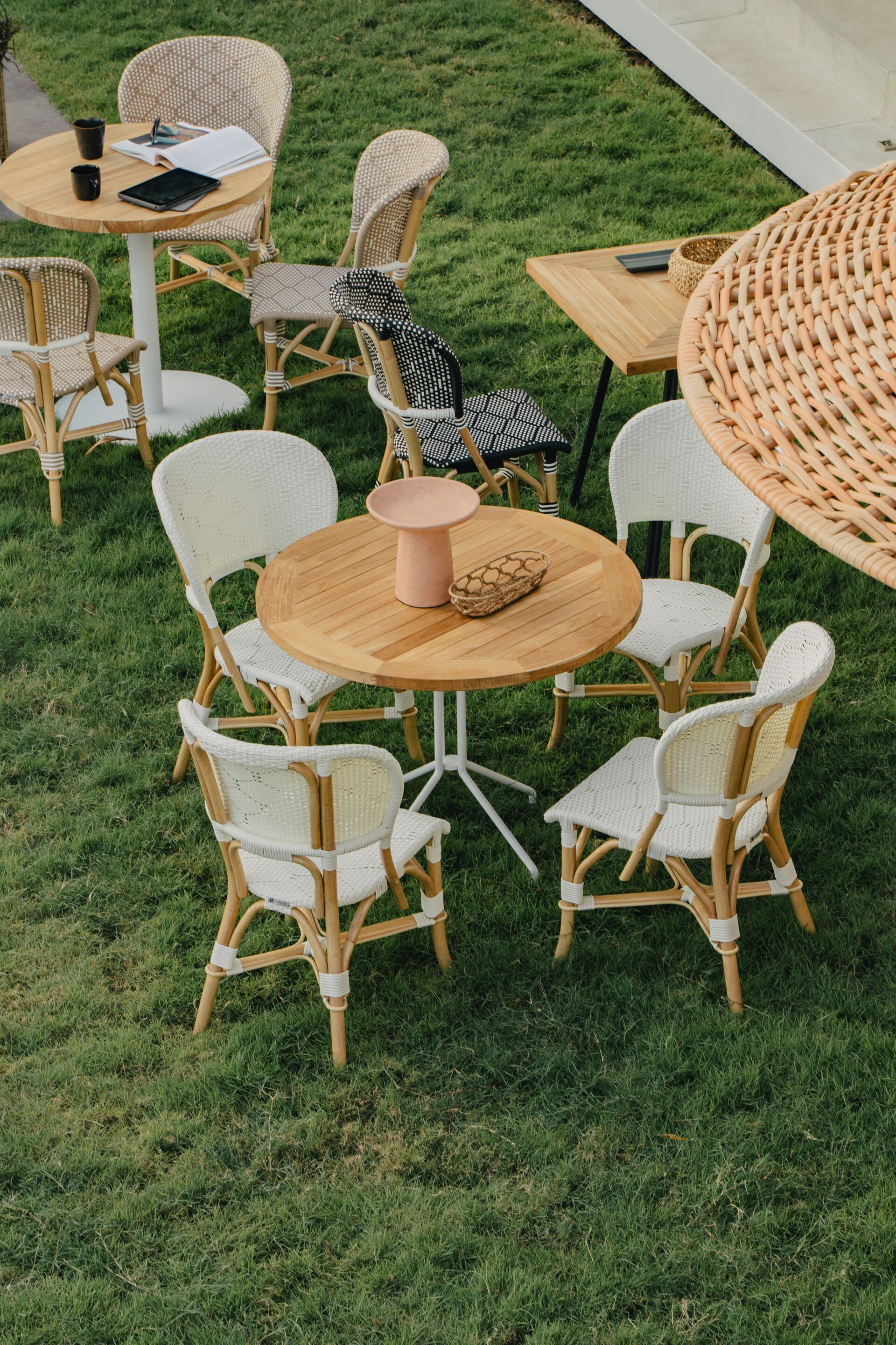 Ротанг сад стул с открытой спинкой cbdesign бистро ARCH-00150703 - Вид №35