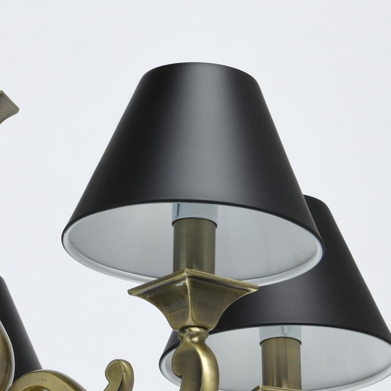 Подвесная люстра MW-Light Принстон 1 694010305 MW-LIGHT ДИЗАЙНЕРСКИЕ, ПРИНСТОН 187741 Черный  - Вид №3