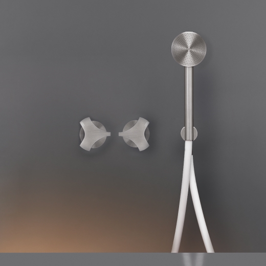 Настенные 2 прогрессивных смесители, установленные для ванной / душа с круглого ручной душ диаметр 65 мм  ZIQ49Y CEADESIGN  - Вид №1