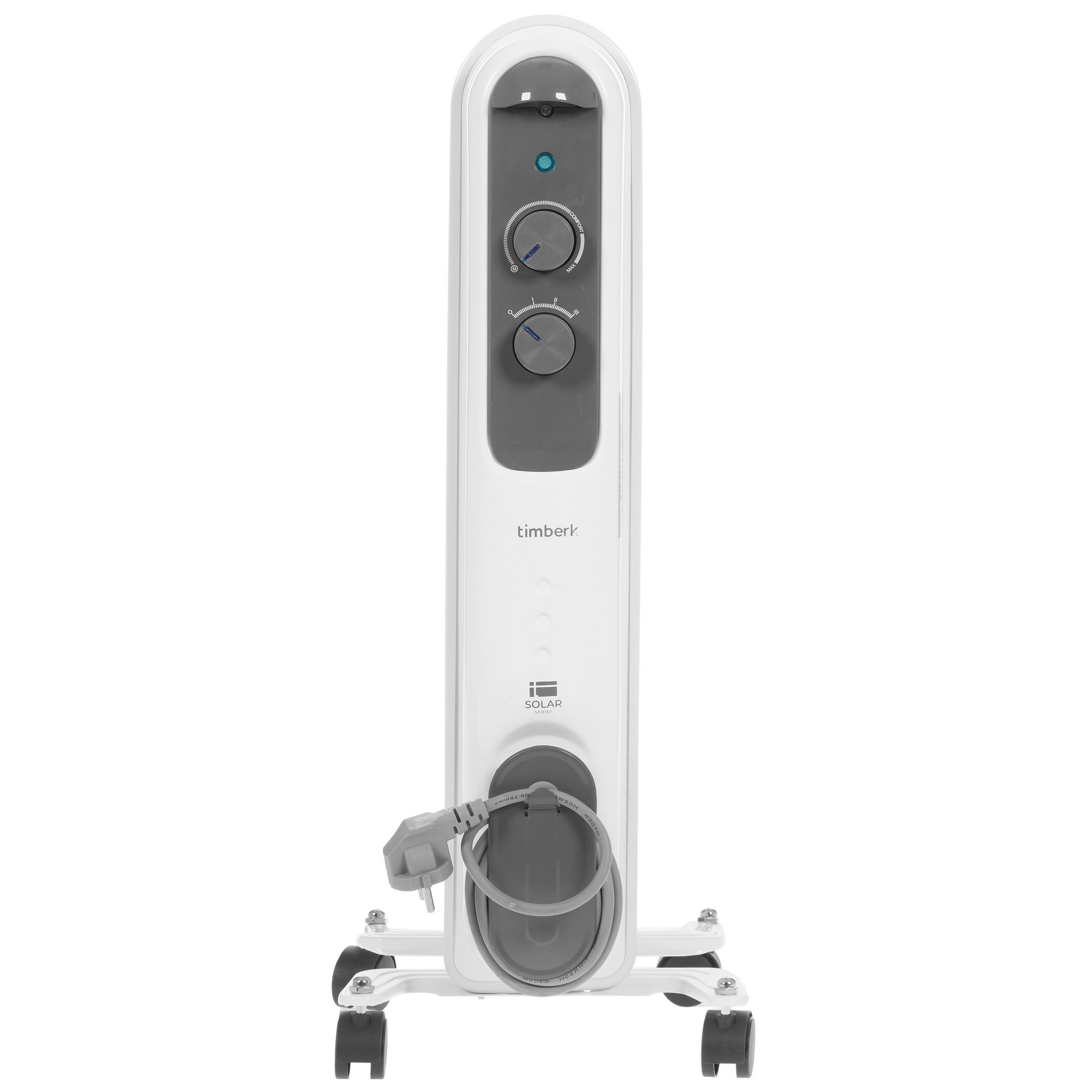 5336452 Масляный обогреватель Timberk TOR 21.1005 DC белый STDN-0018306 - Вид №1