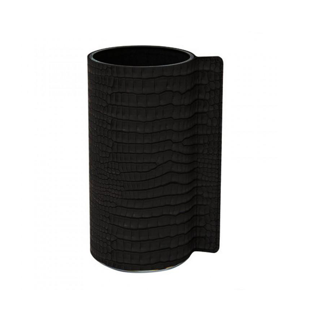 5711905514756 black ваза для цветов 11х20см BLOOMINGVILLE CROCO Santreyd