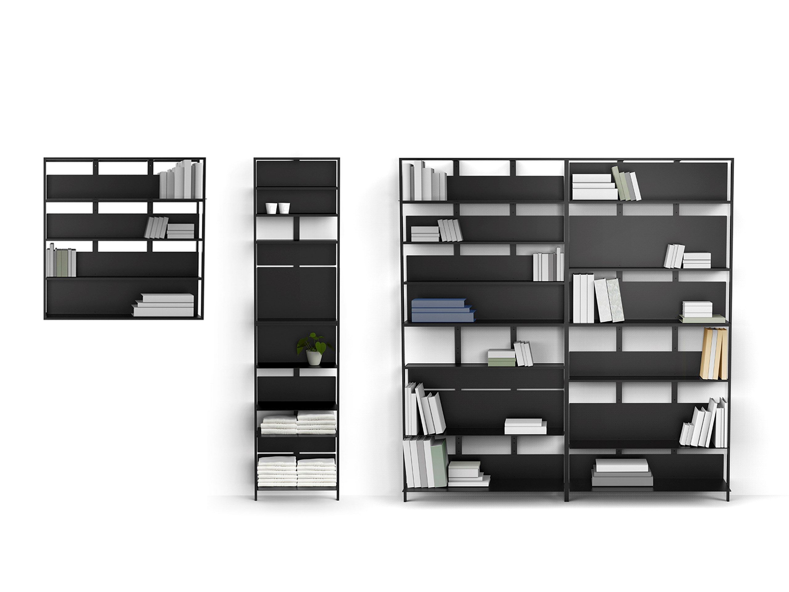 Алюминиевый подвесной книжный шкаф prostoria Shtef ARCH-00082808 - Вид №1