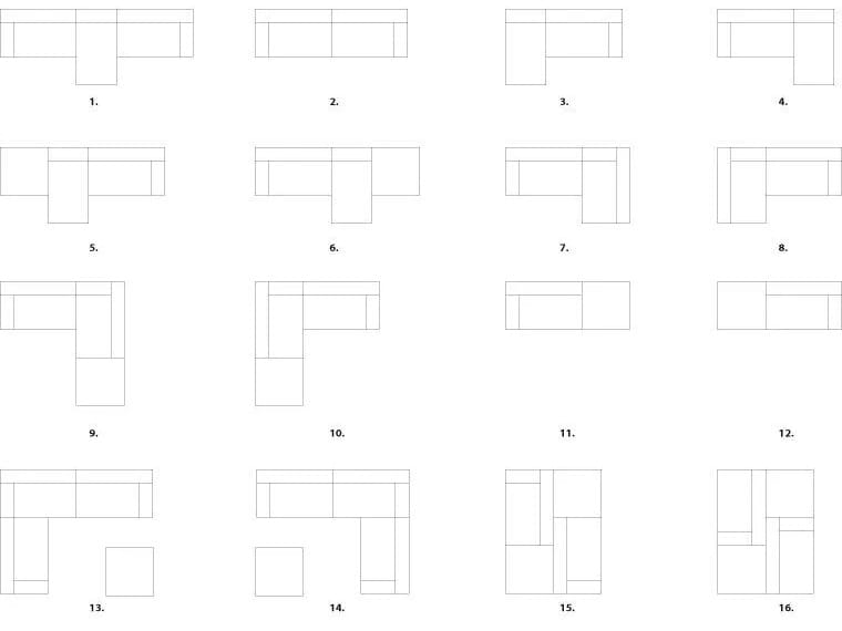 Угловой диван из ткани SOFTLINE ARCH-00060839 - Вид №14