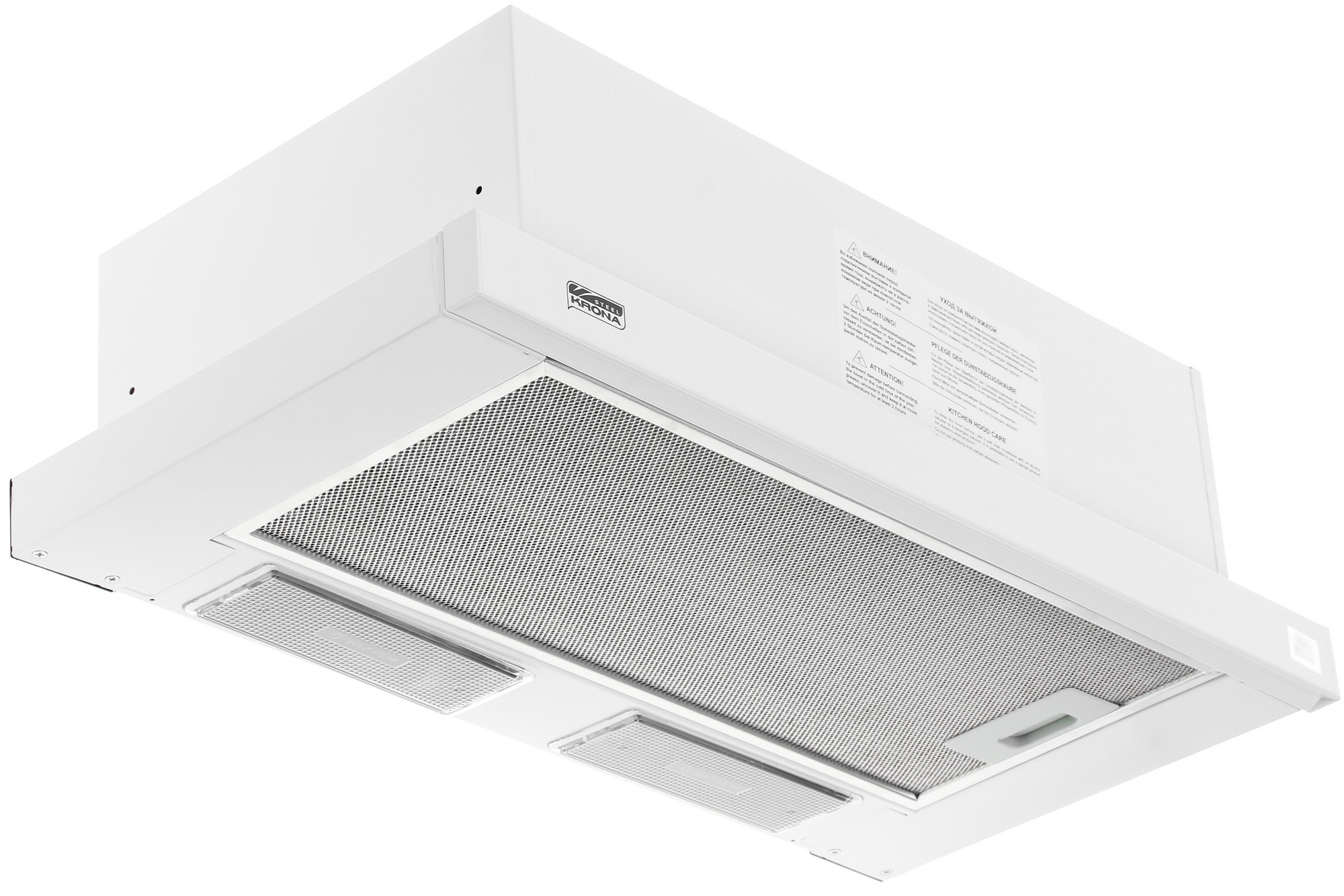1273971 Вытяжка телескопическая KRONA KAMILLA 6002DNWH белый/белый STDN-0012060