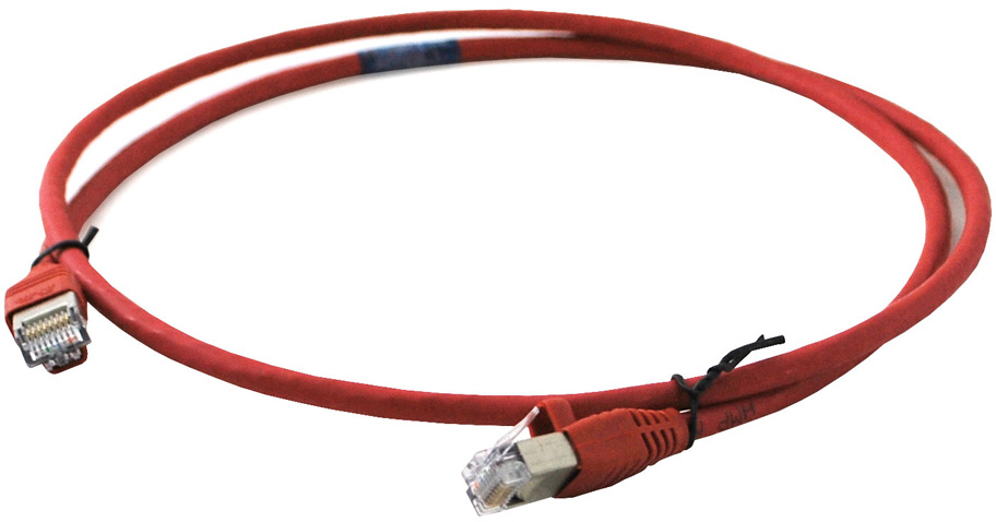 1711096-3 Patch cord cat6 utp lszh 3.0m red CommScope Santreyd 