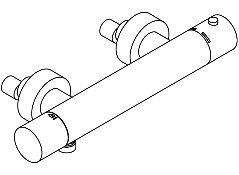 AQ1.32T10040 термостат для душа HEWI System-Armaturen  - Вид №4