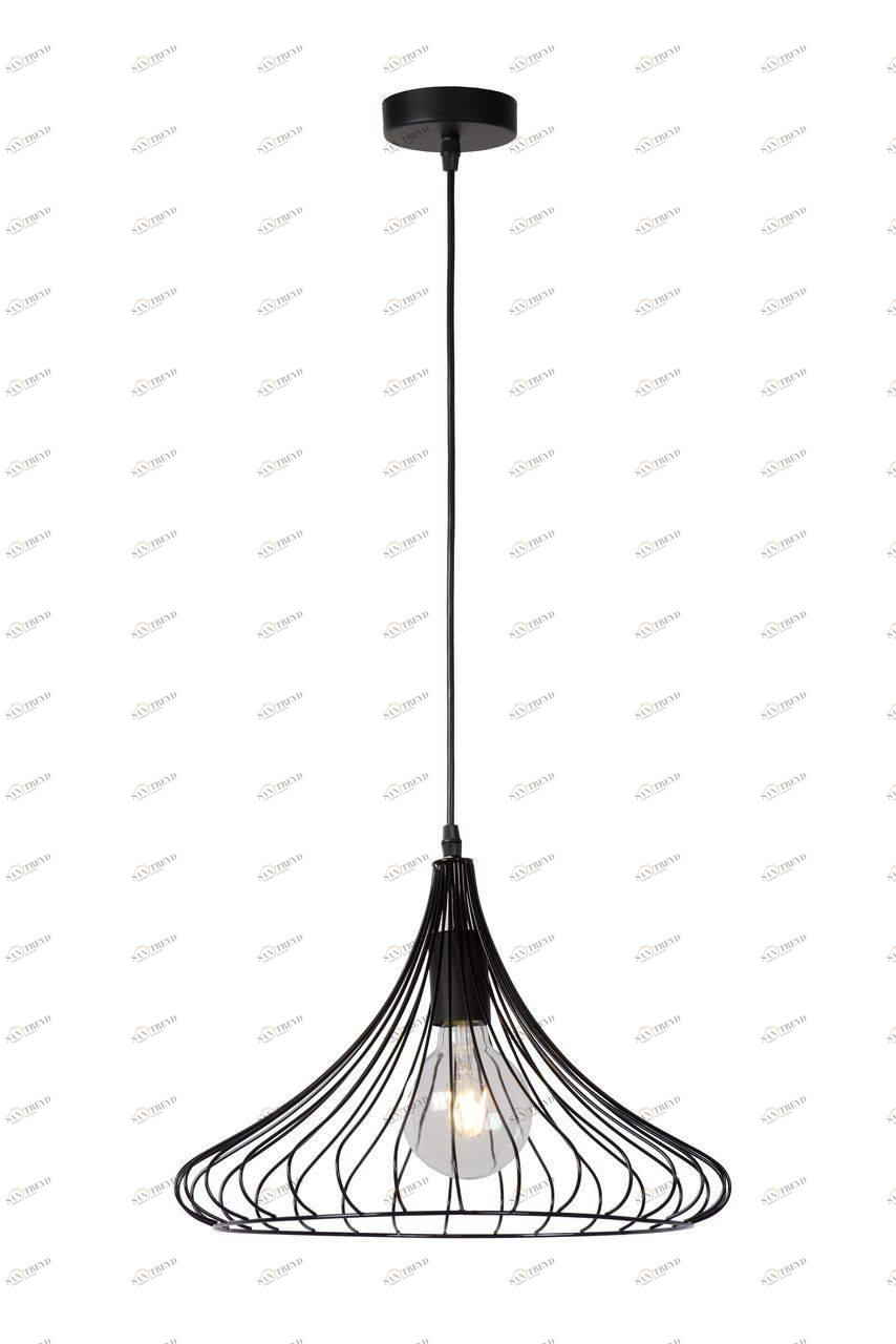 Подвесной светильник Lucide Vinti 02402/40/30 LUCIDE VINTI BLACK 071602 Черный 