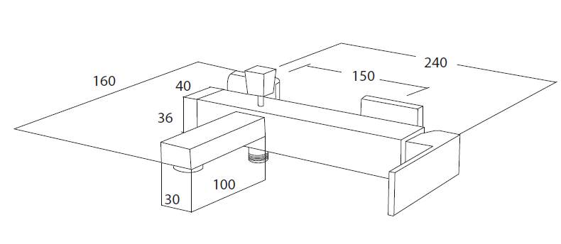 LRN00500 Смеситель M&Z Lauren Santreyd - Вид №1