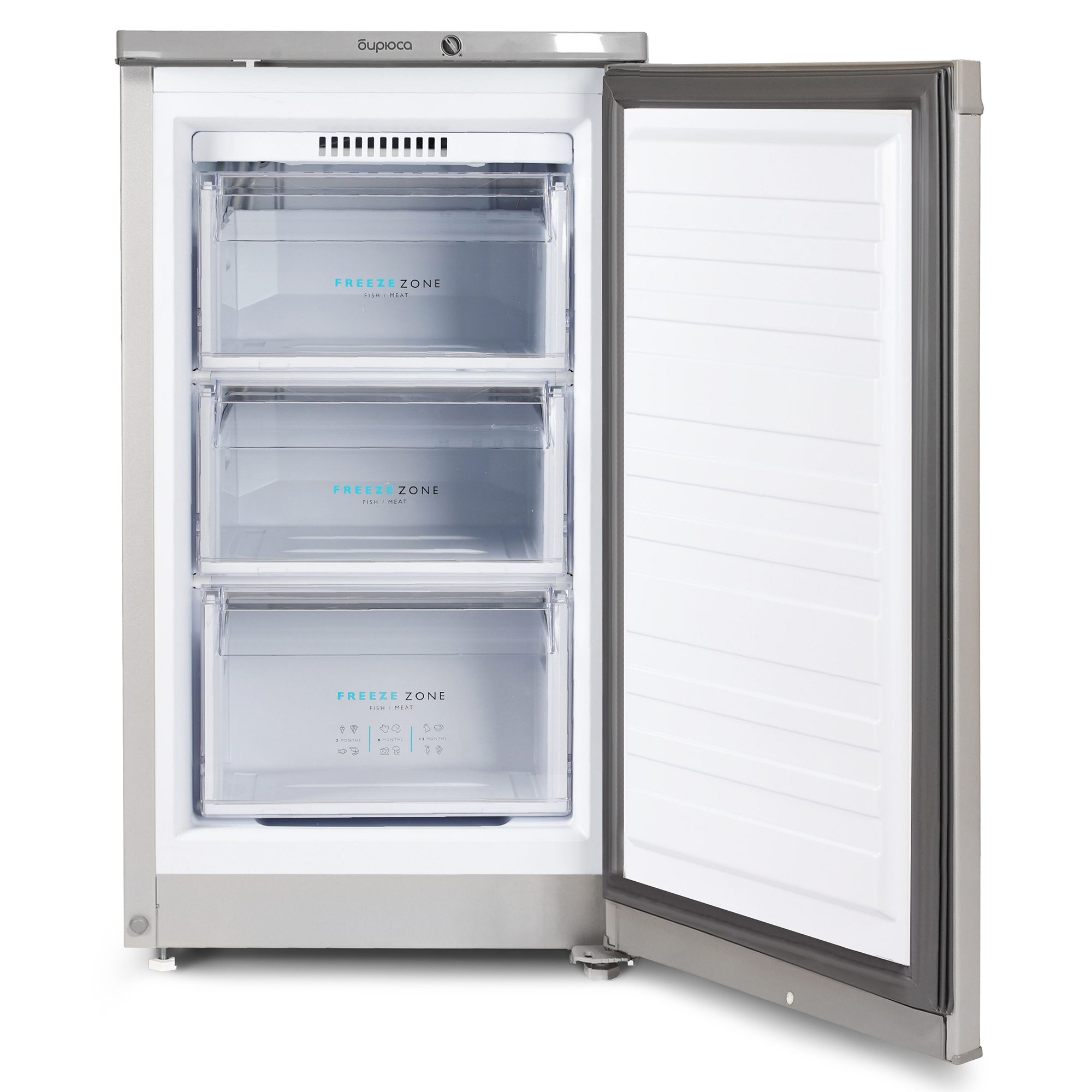 9283687 Морозильный шкаф  БИРЮСА M412 серебристый STDN-0068132 - Вид №1