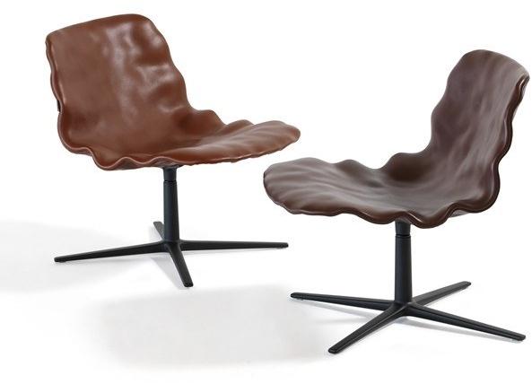 Blå Station Поворотное кожаное кресло с 4-мя спицами Dent B505d Bla Station - Вид №1