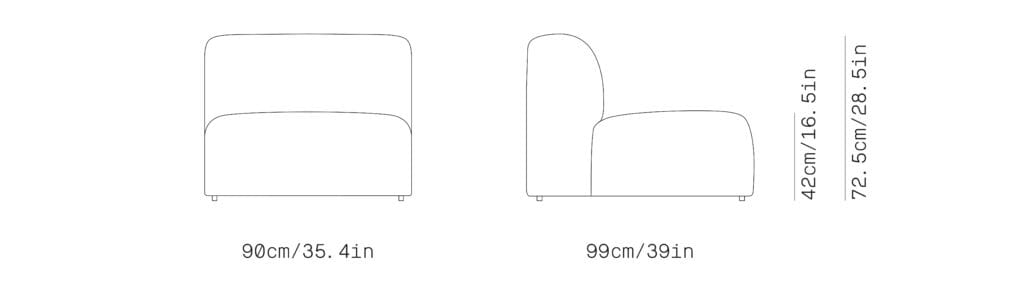 Съемное кресло из ткани Omelette Editions Savoye ARCH-00121539 - Вид №4