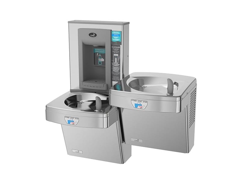 Бесконтактный диспенсер для воды с питьевым фонтаном OASIS International VersaFiller ARCH-00119399