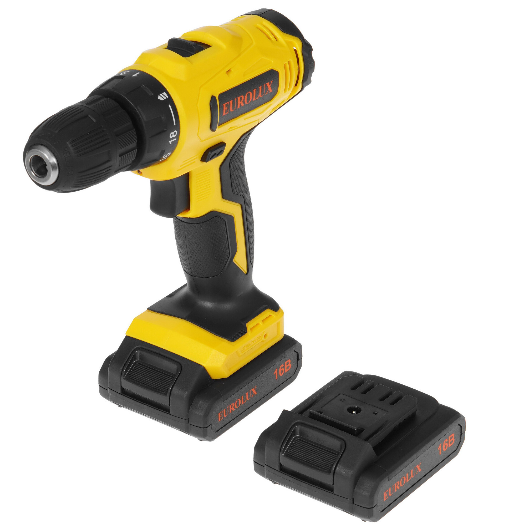 Дрель-шуруповерт Eurolux ДА-16/2Li 9070129 STDN-0009573 - Вид №1