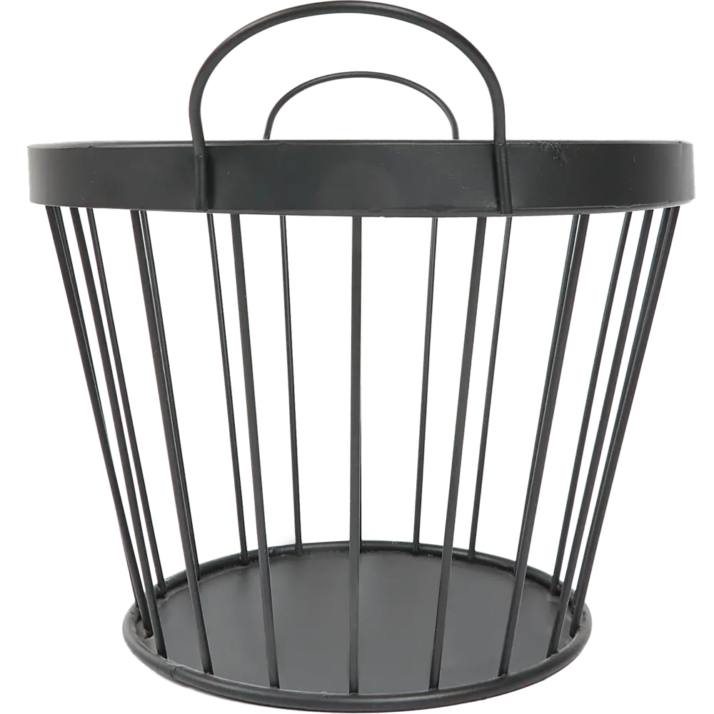Металлическая корзина цвет черный Santreyd STLM-2069164 - Вид №2