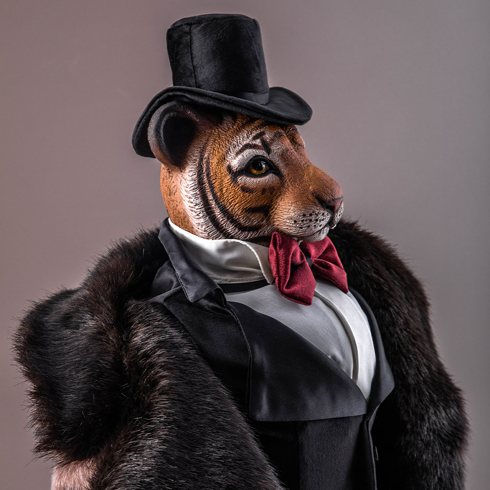 76131 Коллекционная кукла Тигр Клод Моэт BOGACHO 4627196597549 - Вид №2