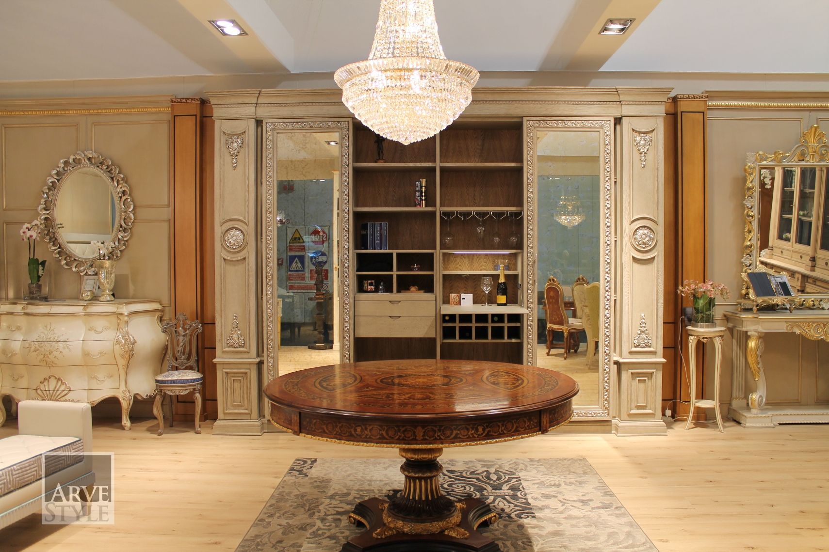 Деревянный настенный книжный шкаф с освещением Arvestyle Giulio ARCH-00117678 - Вид №7