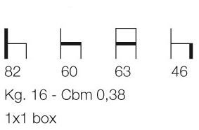 Blifase Стул из мягкой ткани Canto sun-id-1400505 - Вид №3