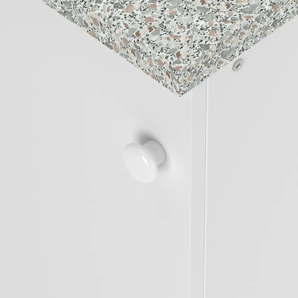 Шкаф напольный "Бэлла" 40x84x60 см, ЛДСП, цвет белый 82595167 STLM-2124447 Santreyd - Вид №6