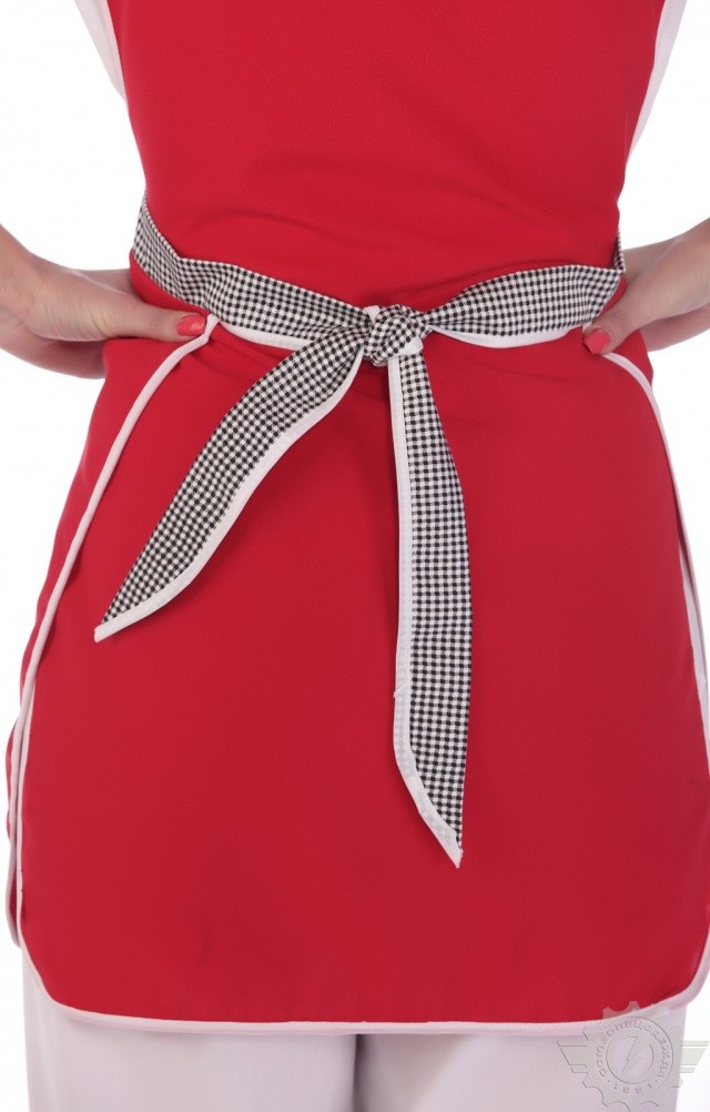 69185 Фартук-халат "Рябинушка"  Одежда для обслуживающего персонала  размер 44-54 Спецодежда  - Вид №7