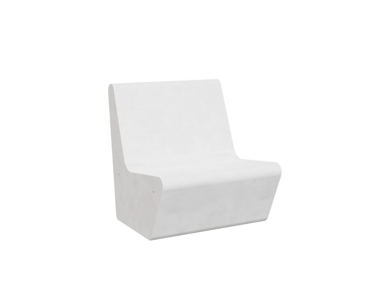 Бетонное наружное сиденье со спинкой amop рамка ARCH-00034322