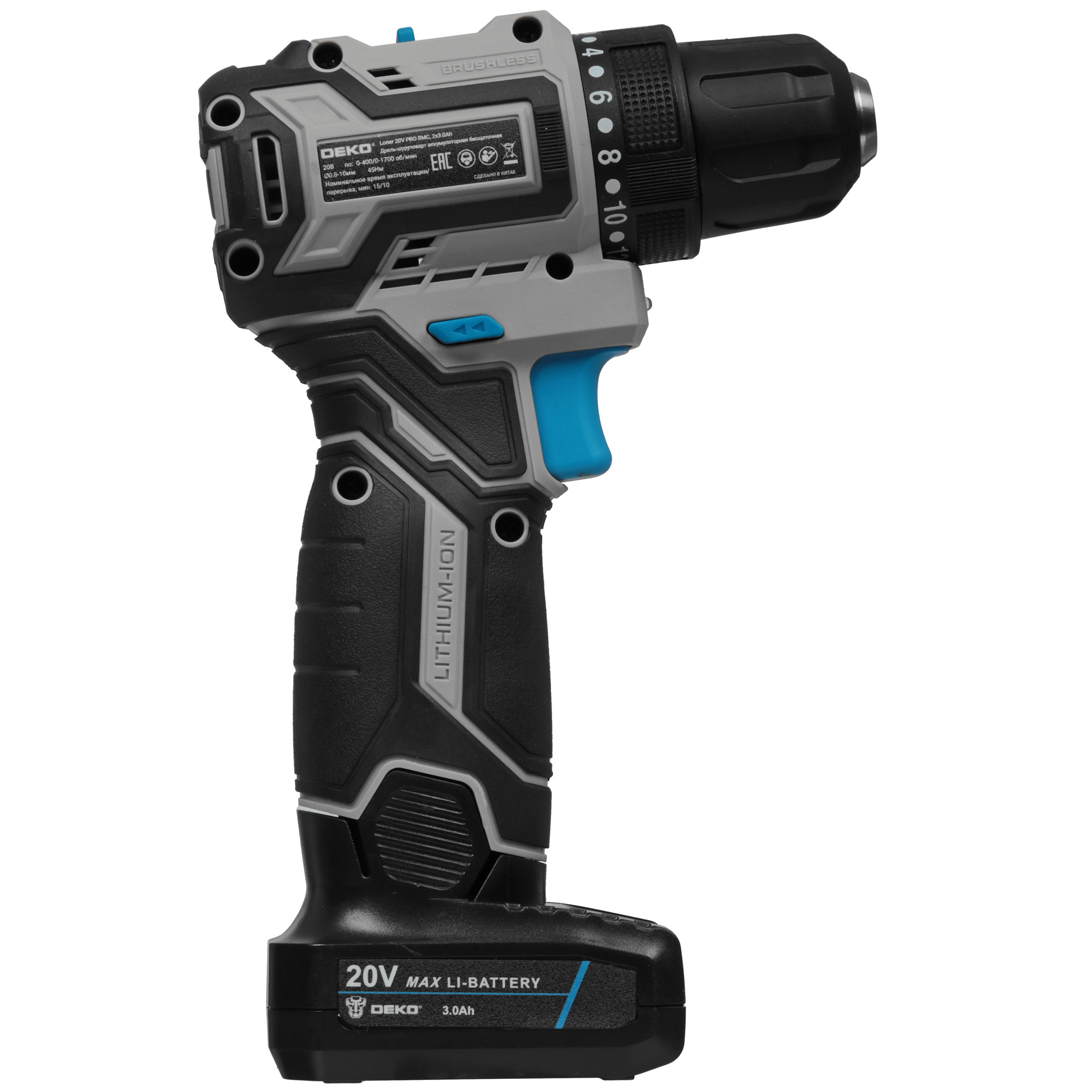 Дрель-шуруповерт DEKO Loner 20V ONE 5474673 STDN-0149369 - Вид №2