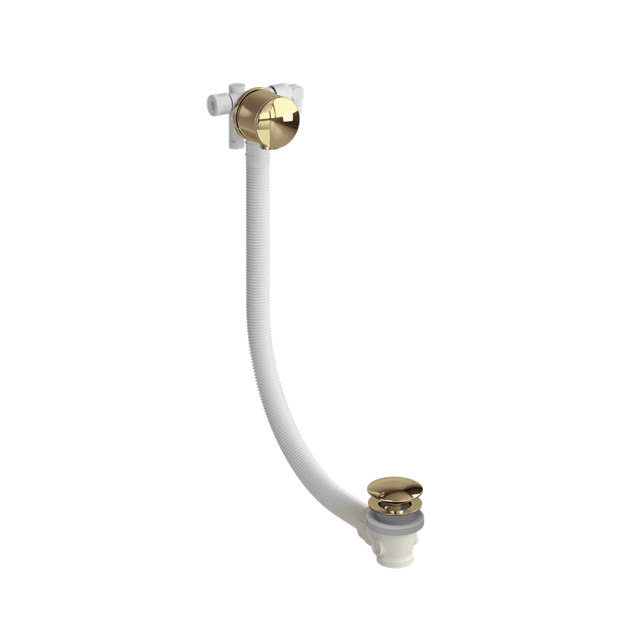 Burlington Riviera Наполнитель для ванн Riviera Overflow с отходами Click Clack Хром RIV36 CHR 