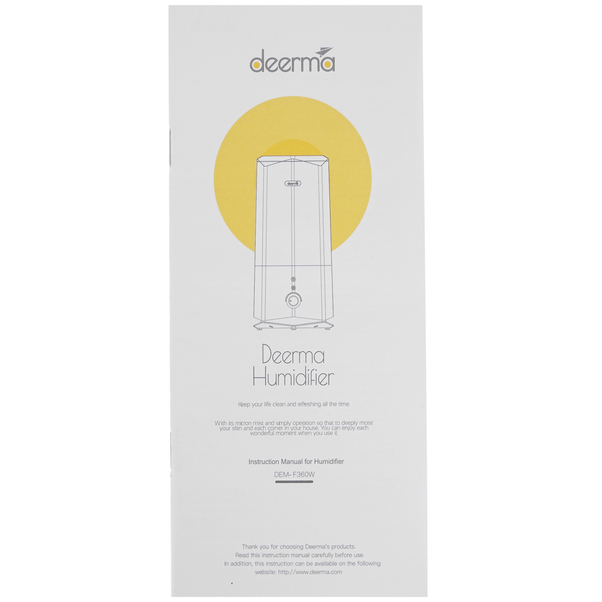 9961149 Увлажнитель воздуха Deerma DEM-F360W STDN-0103950 - Вид №6