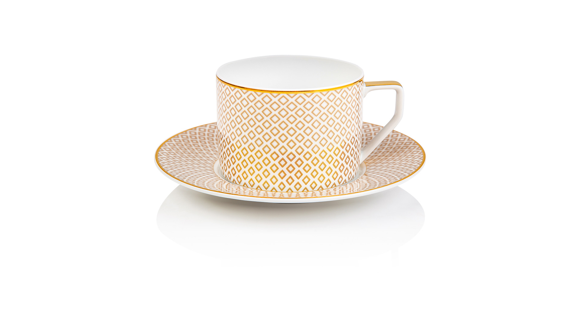 10670388 Rosenthal Сервиз чайный Rosenthal Францис Карро Беж на 6 персон 21 предмет Фарфор  - Вид №4