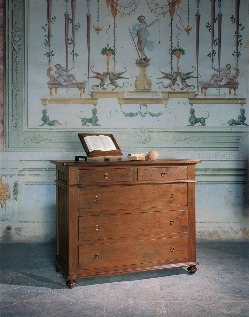 2826 Tifernoit Большой комод с точеными ножками Zona Notte  - Вид №1