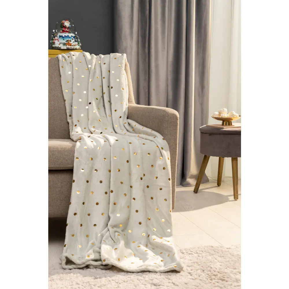 Плед Nawa Gold 150х200 см велсофт цвет серый СТОЛИЦА ТЕКСТИЛЯ STLM-2197308 - Вид №3