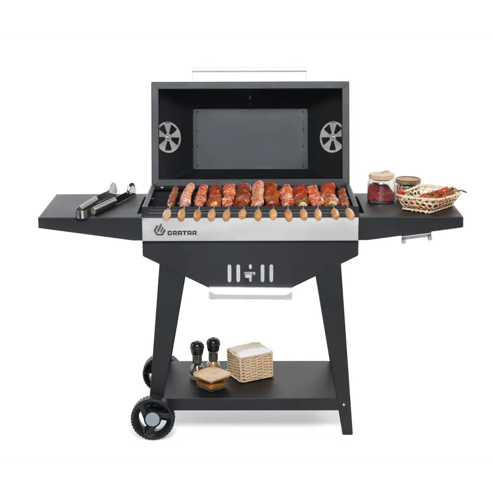 Гриль-мангал Gratar Master 3.0 GM3-690 сталь 74x143.5x124 см STLM-2049525 - Вид №6