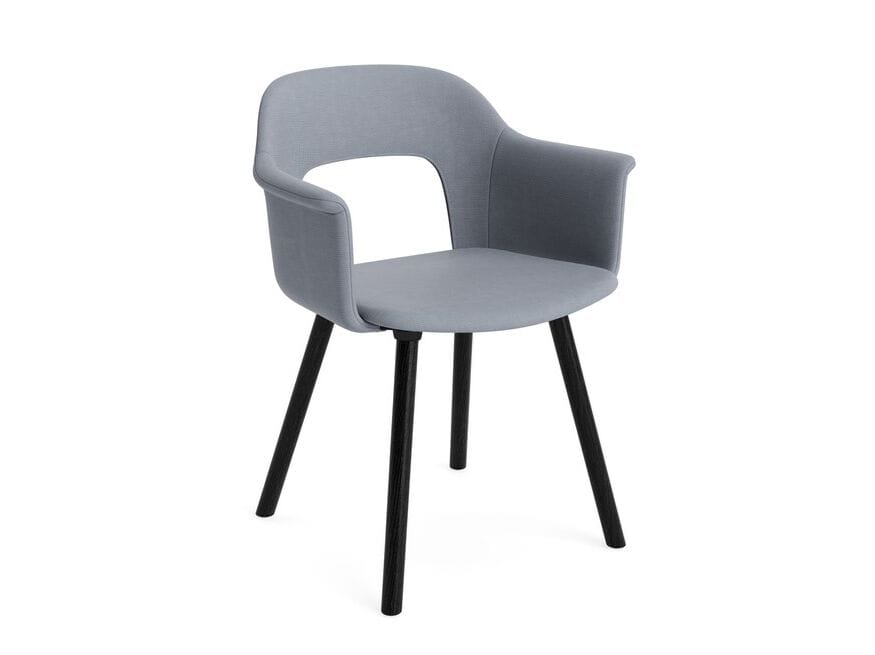 Мягкое кресло с открытой спинкой с подлокотниками Hay макет ARCH-00068393 - Вид №48