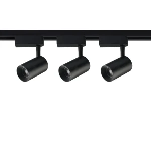 Трековая система освещения Volpe ULB-Q291 однофазная накладная прямая светодиодная 8 Вт холодный белый  свет цвет черный