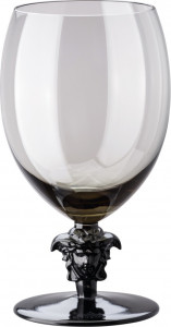 10640652 Rosenthal Versace Бокал для воды Rosenthal Versace Медуза Люмьер 474мл, стекло, дымчатый Стекло