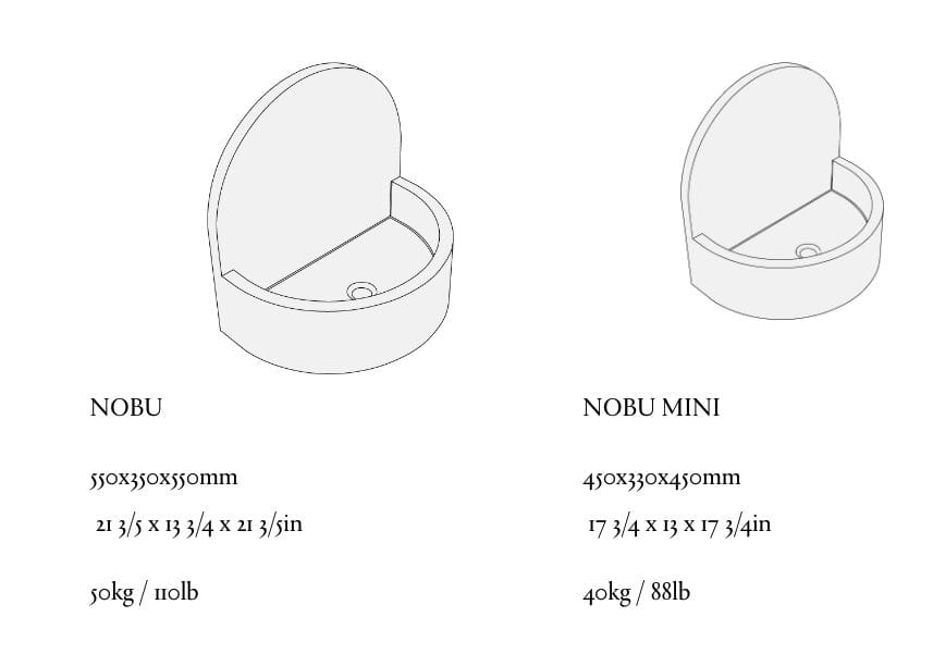 Бетонная подвесная раковина Formed NOBU ARCH-00083732 - Вид №2