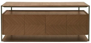 Giorgetti Буфет из орехового дерева Skyline