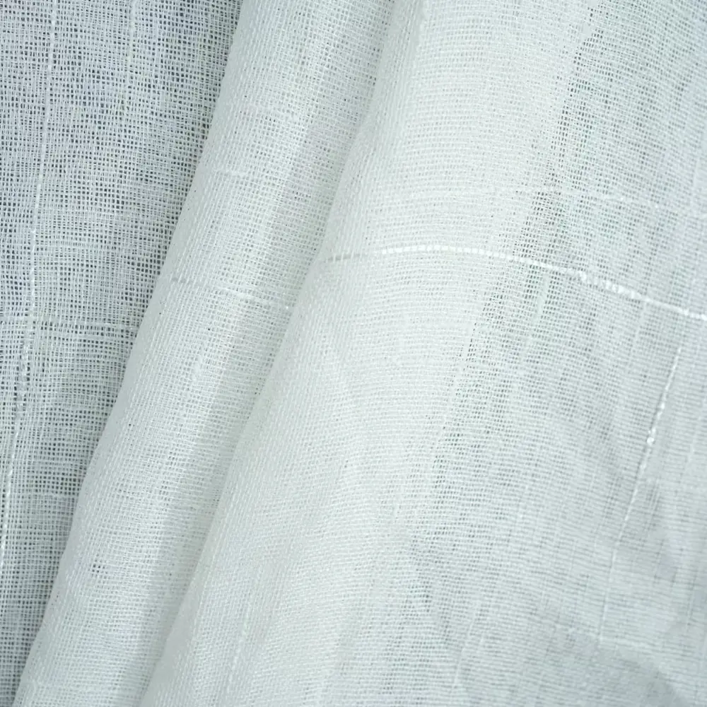 СТОЛИЦА ТЕКСТИЛЯ - Белый тюль из полиэстера под лен 280 см 89389484 STLM-1574042