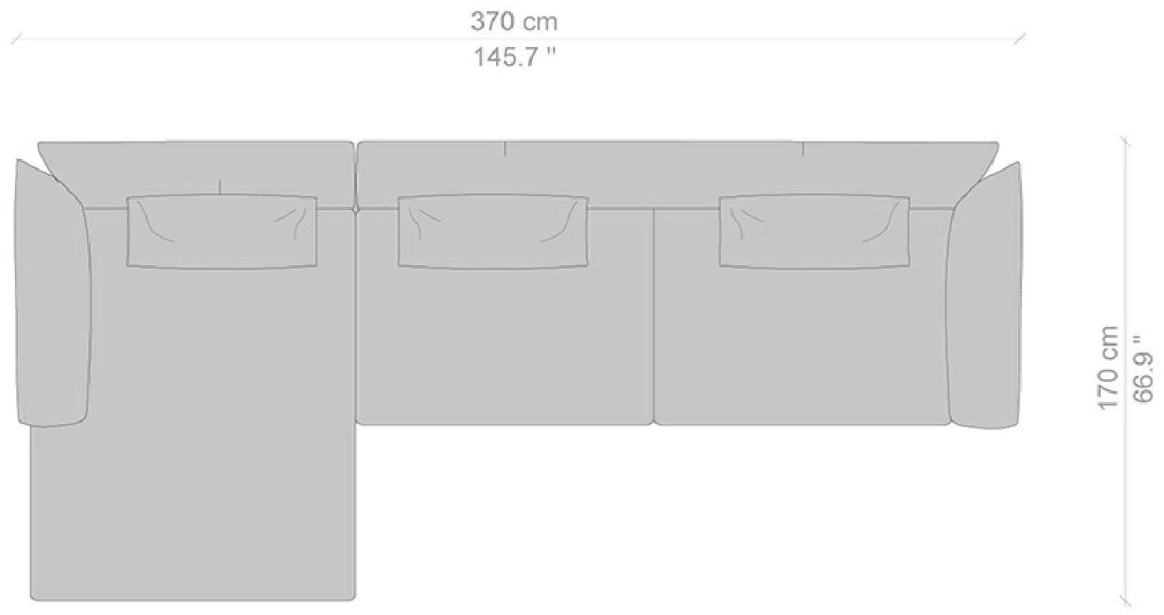 Cassina Модульный модульный диван со съемным чехлом Sengu sun-id-1463927 - Вид №18