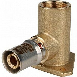 Угол с креплением на стену пресс STOUT 16х1/2" длинный