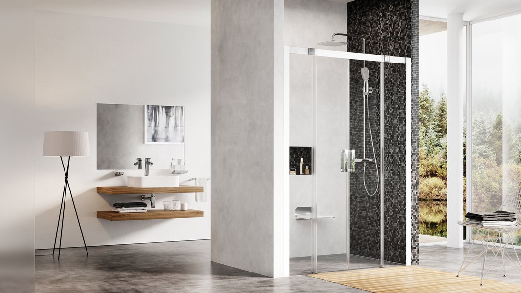 MSD4-180 белая+Transparent Ravak 0WKY0100Z1 - Вид №1