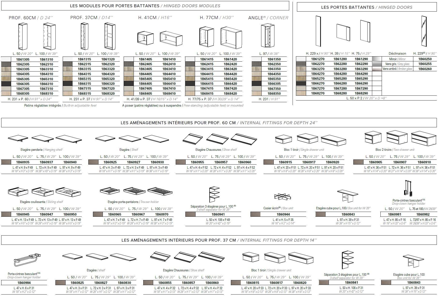 GAUTIER Настенная модульная мебель для прихожей Imagine sun-id-1387281 - Вид №2
