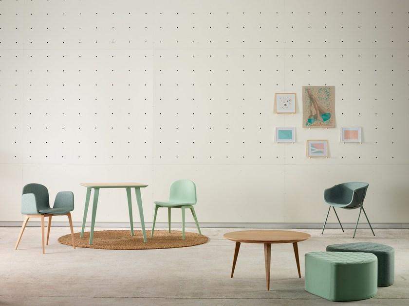 ONDARRETA Круглый деревянный журнальный столик Bob sun-id-1441970 - Вид №4