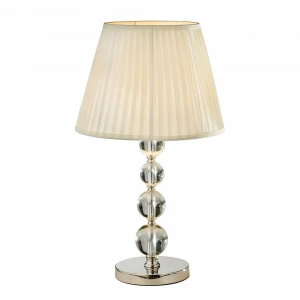 Настольная лампа Omnilux Foro OML-86304-01 OMNILUX ИНТЕРЬЕРНЫЕ 220955 Белый;прозрачный
